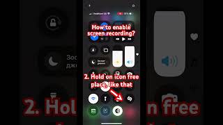 How to enable screen recording on iPhone? #iphone #help #shorts #guide