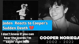 You were not just my brother but ....... - Jaden Hossler Reacts to Death of Cooper Noriega
