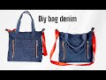 DIY|  BOLSA DE JEANS MULTI POCKETS