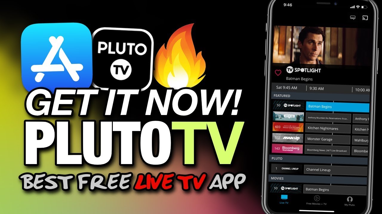 Get It Now 100 Live Tv Channels On Iphone Pluto Tv On Ios 12 From The App Store Youtube