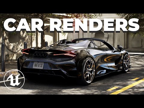 How to make Car Renders in Unreal Engine 5 (Part 01)