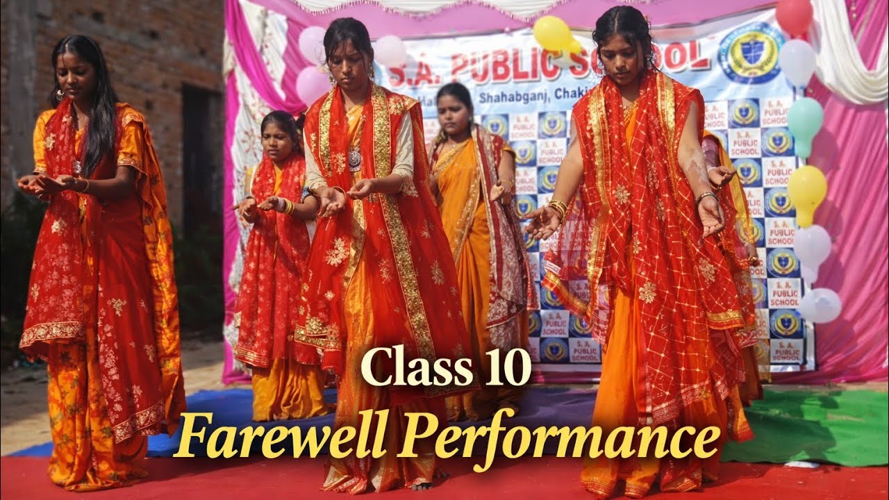 Class 10 Farewell Dance 2026 | S.A. Public School Farewell Performance ...