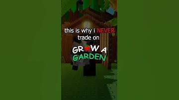 NEVER trade on Grow A Garden… #gag #roblox #growagarden