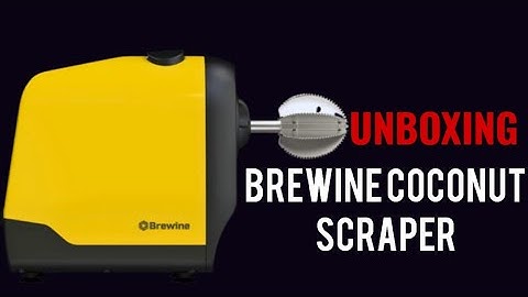 Brewine Coconut Scraper | Unboxing Video | The Avial