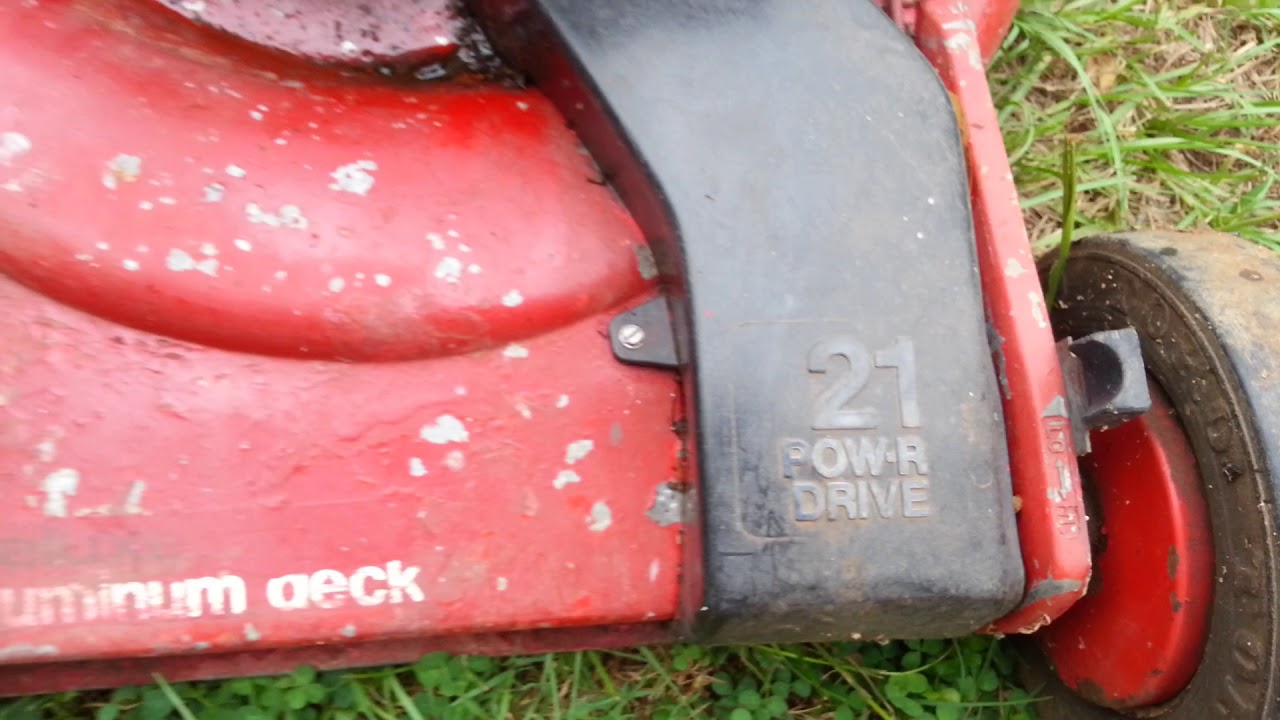 Vintage Toro Deluxe Aluminum Deck Push Mower YouTube