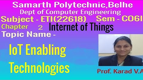 ETI Chapter 2 - IoT Enabling Technologies