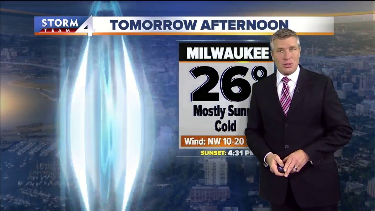 Sunny but cold Tuesday ahead - YouTube