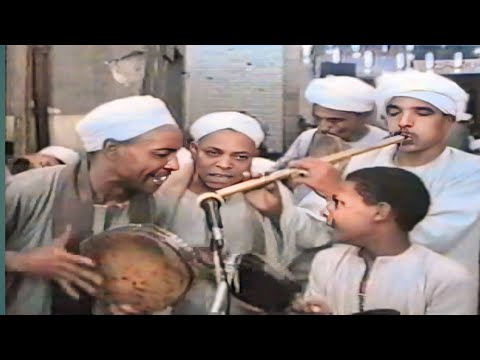 طبقة ذكر بالغاب الناى فيديو نادر للشيخ عبد النبى الرنان 