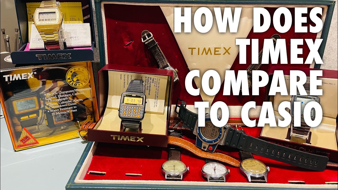 Timex Casio A look at TIMEX watches and they compare to casio. - YouTube