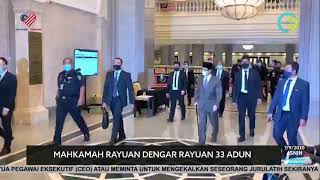 Mahkamah Rayuan Dengar Rayuan 33 ADUN