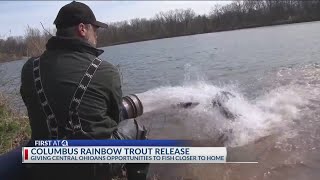 Division of Wildlife releases rainbow trout into Antrim Lake, other central Ohio bodies of water