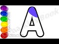 A to Z, Kids rhymes, collection for writing along dotted lines for toddler,Aphabet,ABC song,ABCD,956