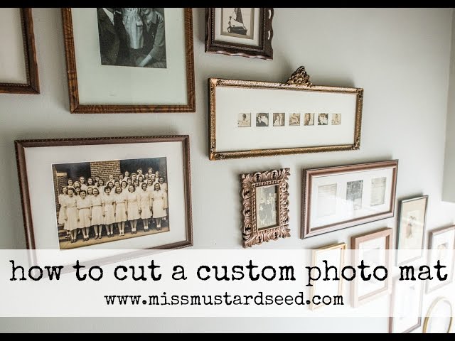 How To Cut Your Own Custom Picture Mats - In Pursuit of Chic