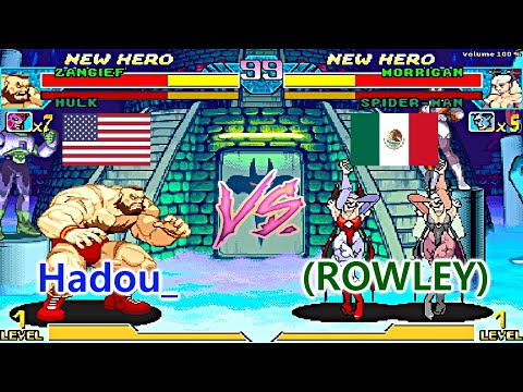 Marvel vs Capcom - Hadou_ vs (ROWLEY)