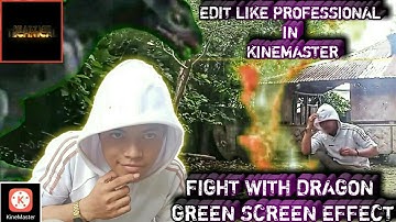 How to edit "LIKE PROFESSIONAL" || Dragon Green Screen Effect