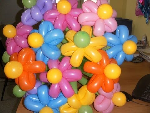 Аэродизайн - цветы из воздушных шаров