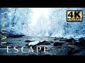 Relaxing Music Compilation | Icy Winter River and Peaceful Music