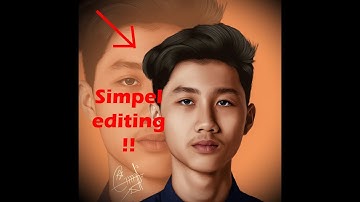 TUTORIAL SMUDGE. Efek sebelum di smudge dan rambut yang mudah!! #1