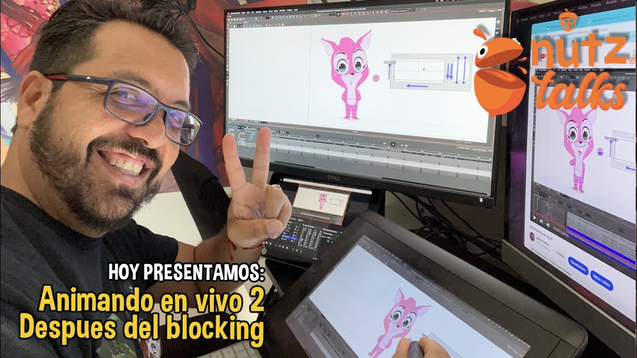 ¡Animando en vivo 2! Despues del blocking - YouTube