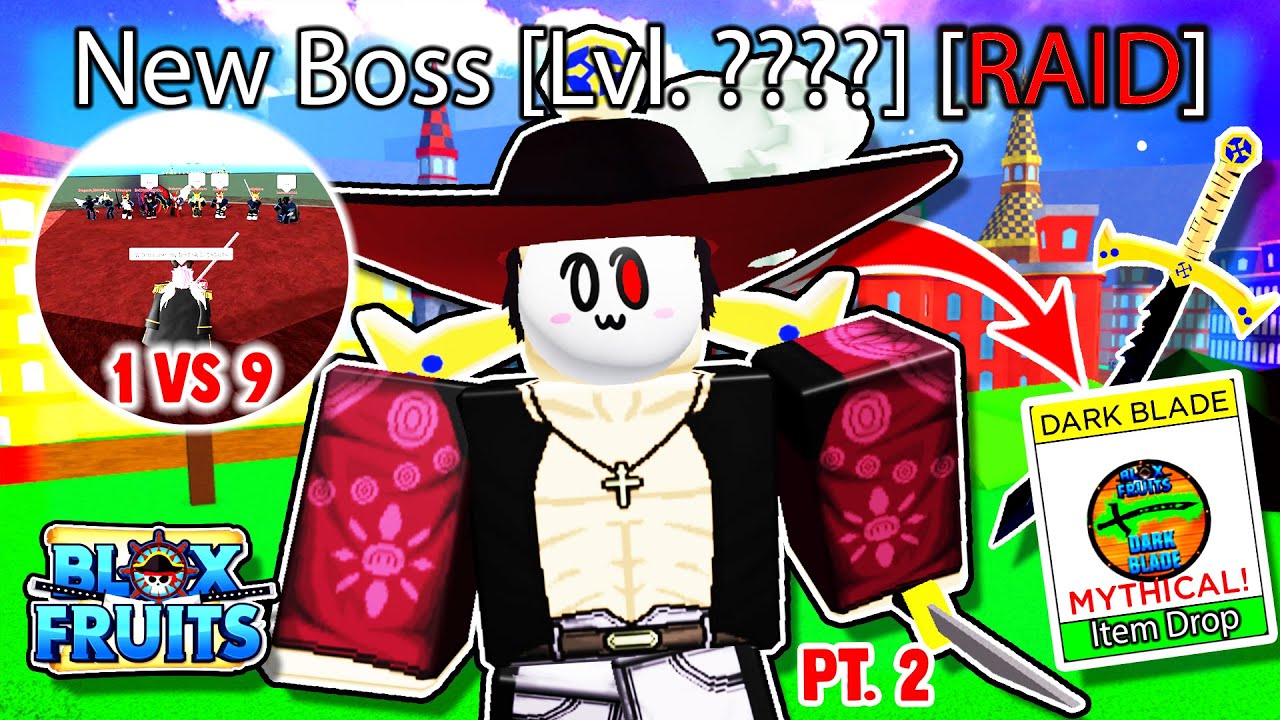 i became a BOSS and gives (FREE) Yoru/DARK BLADE in Blox Fruits 