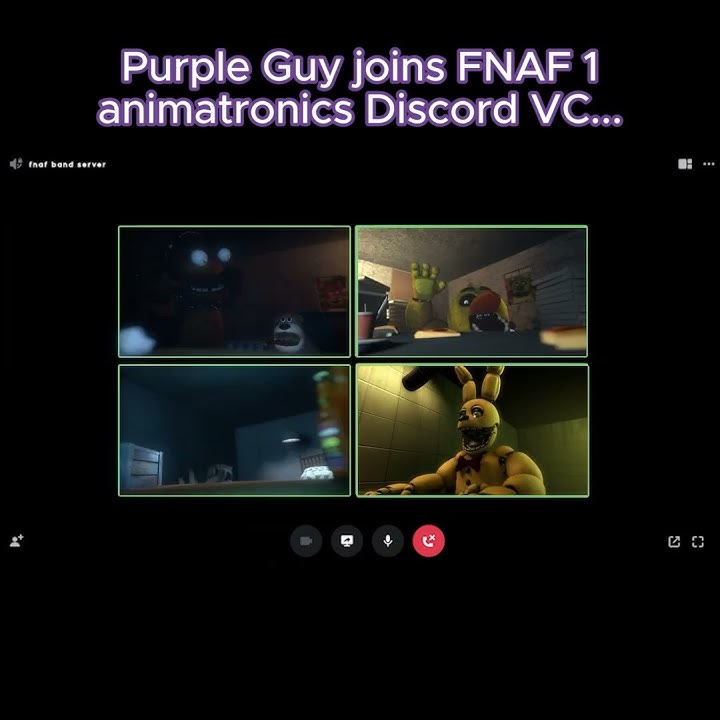 Purple Guy joins FNAF 1 animatronics on Discord...