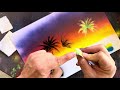 Spray Paint Art - How to make palm trees and feathers