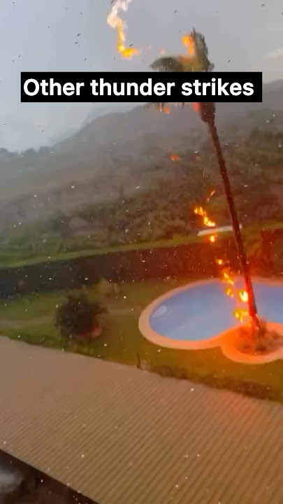 Top Dangerous thunder strikes #thunderstorm #physics #weather
