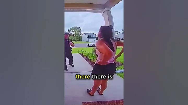 Doorbell camera captures woman calling the police to her neighbor's house!