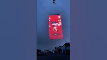 Have you ever seen a flying screen that integrates a drone and a #screen?  #leddisplay  #ledscreen