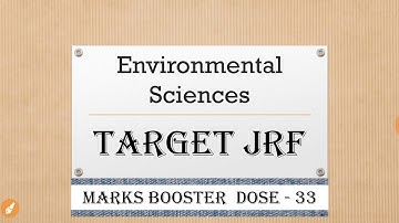 Target JRF| environmental sciences| solved papers| net jrf exam| mind mapping