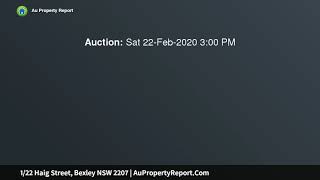 1/22 Haig Street, Bexley NSW 2207 | AuPropertyReport.Com