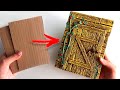 DIY Simple Notebook decor | Cardboard idea | Paper craft