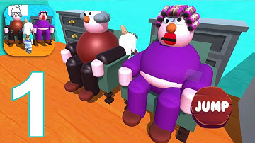 GrandParents Obby Cookie Mod Gameplay Walkthrough Part 1 (IOS/Android)