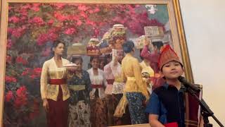 Diaspora Cover lagu Tanah Airku -Aedric Edward Hutapea Zhang