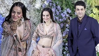 Ameesha Patel with Boyfriend Kunal Goomer at Anand Pandit's Daughter Wedding Reception