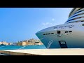 MSC Grandiosa Malta Excursions 2020!! Open Bus Tour | Mdina Walk Tour | Mdina Glass 4K