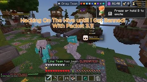 Hacking On The Hive untill I Get Banned! With Packet 3.1!