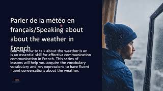 La meteo the weather French beginners La meteo the weather French beginners