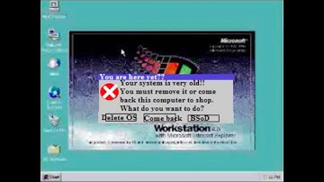 Windows NT Workstation 4.0 Parody