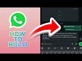 How To Bold Text In WhatsApp | খুব সহজে শিখুন কিভাবে WhatsApp-এ লেখা বোল্ড করবেন।