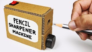 How to make Automatic Pencil Sharpener at home