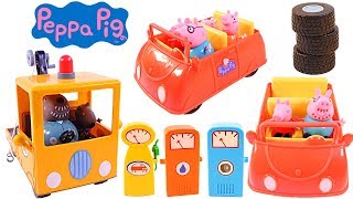 Mejores Videos Para Niños Aprendiendo Colores - Peppa Pig Grandad Dog Mechanic Car For Kids