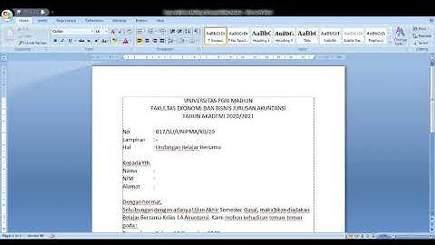 MAIL MERGE ll Tugas Aplikasi Komputer