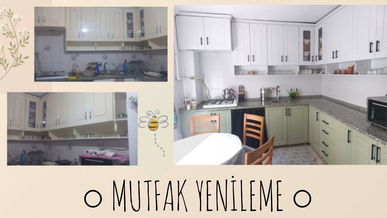 Bianca Stella / Kayınvalidemin Mutfağını Yeniledim #kitchen #dolapboyama #bianca #reklam #işbirliği