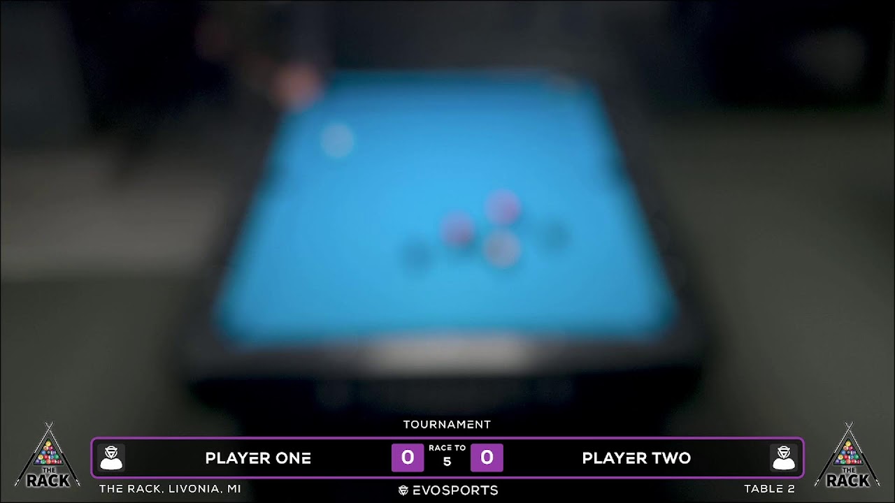 Image of video the PLAYER ONE vs PLAYER TWO - THE RACK - TABLE 2 | EvoSports 24