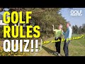 GOLF RULES QUIZ!! (HOW MUCH DO YOU KNOW?)