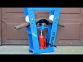 Homemade HYDRAULIC METAL BENDER !?