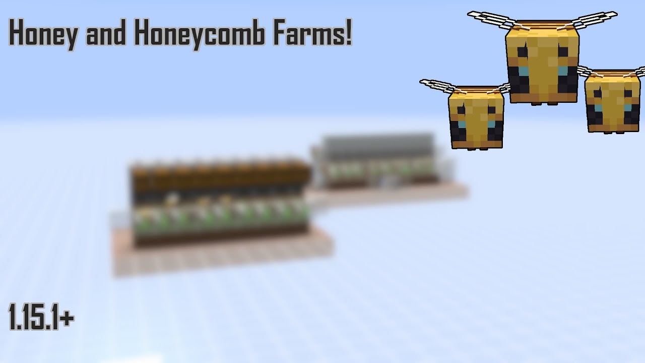 Honey and Farms for Minecraft 1.15.1+ Tutorial YouTube