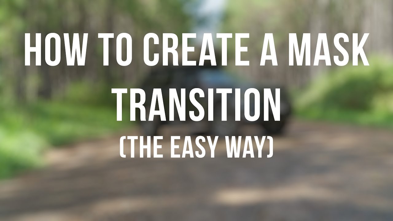 [TUTORIAL] Creating a Mask Transition in Davinci Resolve (the easy way).