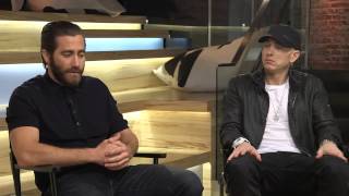 Eminem and Jake Gyllenhaal  Full interview  2015  The Southpaw Sessions Round 1 with